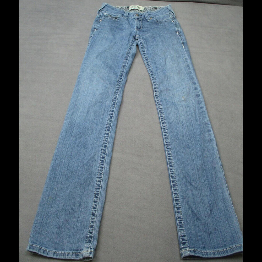 Ariat REAL Denim Womens Jeans Size 27L Mid Rise Straight Thick Stitch Rodeo